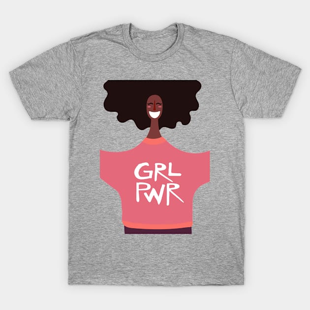 Girl Power T-Shirt by JunkyDotCom